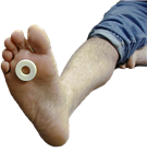 callus pads, oval shaped foot pads