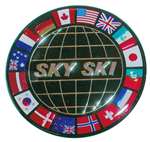Sky Ski International Dome Sticker