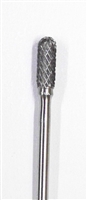 Left Hand Cut Carbide Burr Shape C