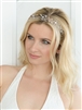 Elegant Swarovski Crystal Silver Tiara Vine with Double Combs<br>1402H-CR