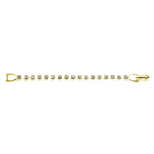 Rhinestone Necklace Extender Foldover Clasp<br>148M