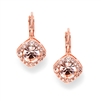 Tailored Earrings in Rose Gold for Wedding or Prom<br>209E-RG