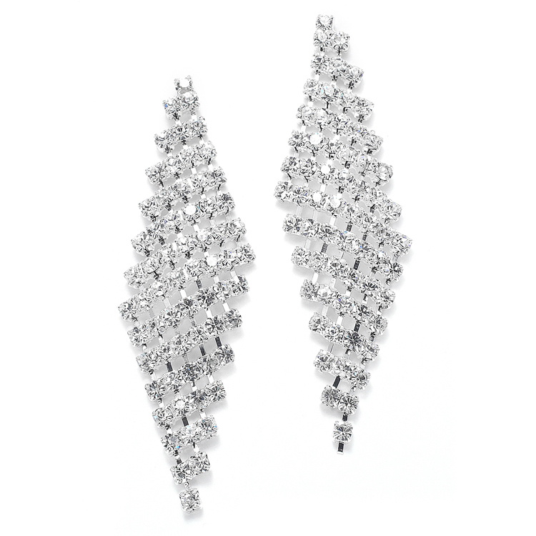 Classic Wholesale Rhinestone Earrings<br>3469E