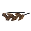 Garland Headband with Copper Beaded Leaves<br>3864HB-CP