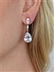 Best Selling Cubic Zirconia Wedding Earrings with Dainty Marquise & Pear Drop<br>4154E-RG