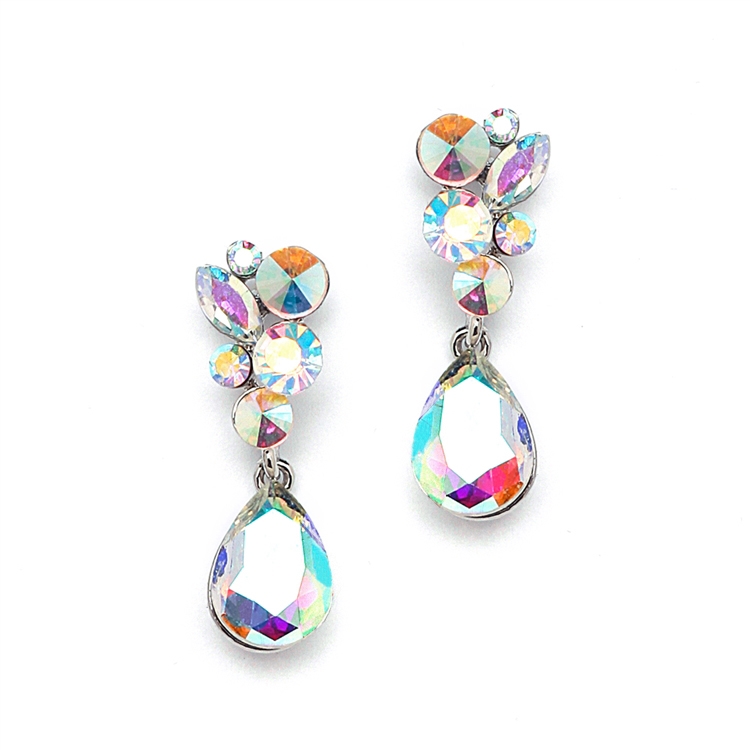 Crystal Bridal or Prom Earrings<br>4192E-AB