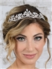 Mariell Opal and Crystal Silver Bridal Tiara Weddi