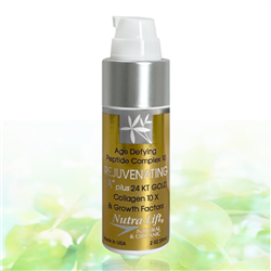 photo of Nutra-LiftÂ® Rejuvenating â€œAâ€ NEW SERUM FORMULA 24kt Peptides + Collagen 2 oz