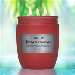 photo of Nutra-LiftÂ® SPRING in SARATOGA Organic Soy Aromatherapy Candle 22 OZ