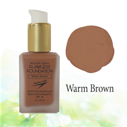 photo of Nutra-LiftÂ® AGELESS Flawless Organic Foundation SKINCARE +COLOR Warm Brown