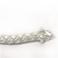 Dense Knitted Fiberglass Rope - 1-1/4" Diameter x 10 Ft Length