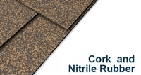 Cork and Nitrile Rubber Sheet - 1/8" Thick x .81" x 16"