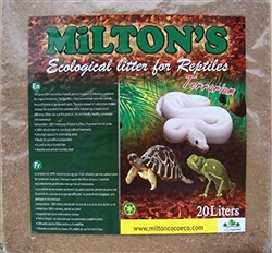 Milton's Coco Bedding for Reptiles - fine / peat