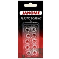 Janome 200122647 Plastic Bobbins 10 Pack