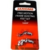 Janome 767434005 Free Motion Frame Quilting Feet Set "Ruler Foot"