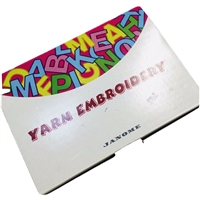 Janome 832446005 Yarn Embroidery Kit