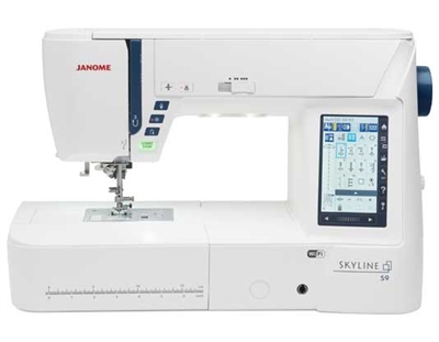 Janome Skyline S9 Indigo Blue Sewing & Embroidery Machine