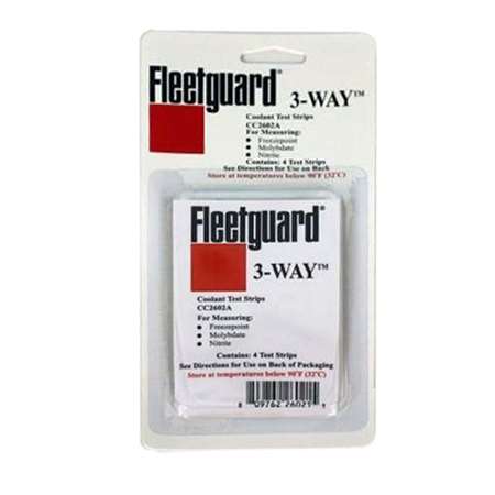 Fleetguard coolant analysis, part number CC2602A qty 1.