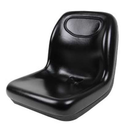 Concentric Deluxe Ultra-High-Back Seat, Gator Style, Black 14010-BK