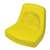 Concentric Low-Back Steel Pan Seat, Yellow 15000-YE