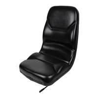 Concentric Contoured High-Back Seat with Slides, Black 45000-BK