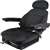 Concentric Low Profile Air Suspension Seat, Black 47301-BK