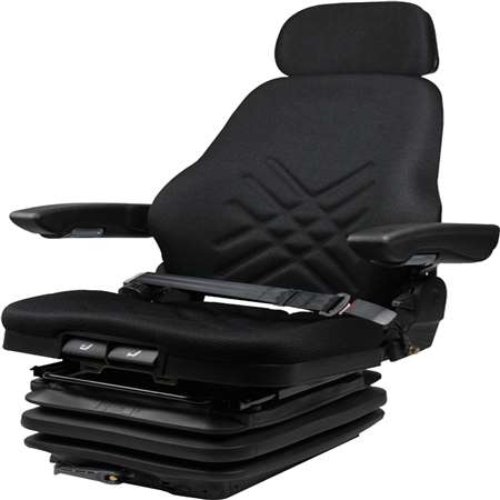 Concentric High Profile Seat with Heavy Duty Air Suspension, Black 76021-BK