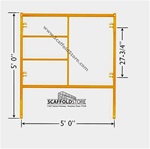 5'W x 5'T Mason Frame (1-5/8" Ã˜)