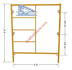 5'W x 6' 6"T Mason Frame (1-5/8" Ã˜)