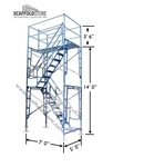 Scaffold Stair Tower