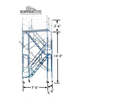 Scaffold Stair Tower