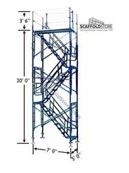 Scaffold Stair Tower