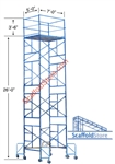 22' Rolling Scaffold Tower