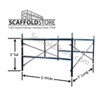 5'W x 3'T x 7'L  Mason Frame Scaffold Set