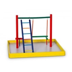 PREVUE HENDRYX PET PRODUCTS COCKATIEL COURT PORTABLE PLAYGROUND UPC 048081225301