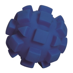 **TEMPORARILY UNAVAILABLE** HUETER TOLEDO SOFT-FLEX&#194;&#174; HEAVY DUTY SQUEAKER TOYS BUMPY BALL - 7" - BLUE  UPC 095467059074 6.11