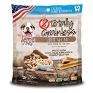 LOVING PETS PRODUCTS TOTALLY GRAINLESS 6 OZ. SMALL PEANUT BUTTER CHICKEN DENTAL STICK  UPC 842982053052