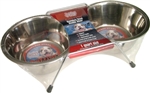 LOVING PETS PRODUCTS PINT DOUBLE DINER PACKAGED  UPC 842982072091
