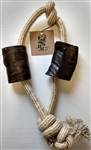36" BUFFALO HORN ROPE TOY