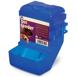 PREVUE HENDRYX PET PRODUCTS PLASTIC BIN FEEDER BLUE/GREEN/RED  UPC 048081035054