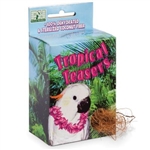 PREVUE HENDRYX PET PRODUCTS TROPICAL TEASERS COCONUT FIBER NEST BOX UPC 048081620922
