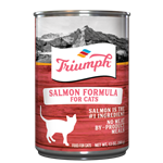 TRIUMPH PET INDUSTRIES SALMON CAT FOOD 12/13.2 OZ. CANS  UPC 073657002888