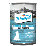 TRIUMPH PET INDUSTRIES PUPPY CHICKEN/RICE DOG FOOD 13.2 OZ. CANS (12/CASE)  UPC 073657003830
