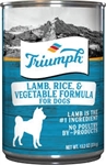 TRIUMPH PET INDUSTRIES LAMB/RICE/VEGGIE DOG FOOD 13.2 OZ. CANS (12/CASE)  UPC 073657003885