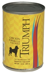 TRIUMPH PET INDUSTRIES CHICKEN DOG FOOD 13.2 OZ. CANS (12/CASE)  UPC 073657003915