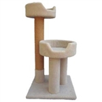 ** OUT OF STOCK **WADE'S CAT TREES MODEL B2  22" X 22" HEIGHT 42" - WEIGHT 45lbs UPC 856825001063 SHIP METHOD - PALLET *