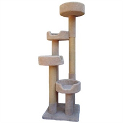 WADE'S CAT TREES MODEL B4 24" X 24" HEIGHT 78" - WEIGHT 115lbs UPC 856825001087 SHIP METHOD - PALLET *