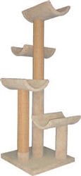 WADE'S CAT TREES MODEL 4P 24" X 24" HEIGHT 64" - WEIGHT 97lbs UPC 856825001544 SHIP METHOD - PALLET *