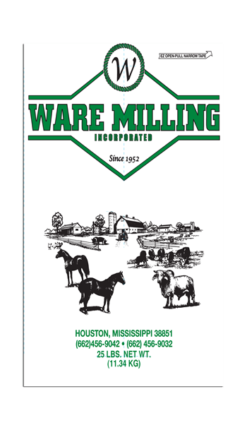 WARE MILLING 18% RABBIT PELLET