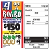 1B58 4 On A Board $0.50 Bingo Event Ticket